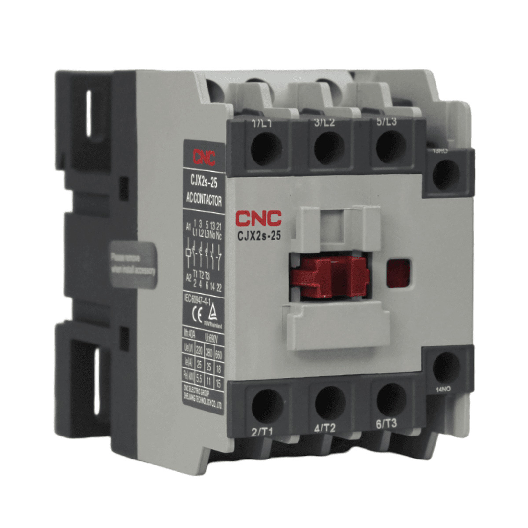 Contactor Trifasico CJX2s 25A Bobina 220V 1NO 1NC 1