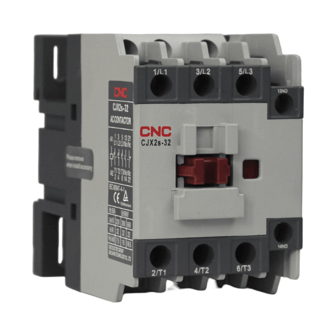 Contactor Trifasico CJX2s 32A Bobina 220V 1NO 1NC 1