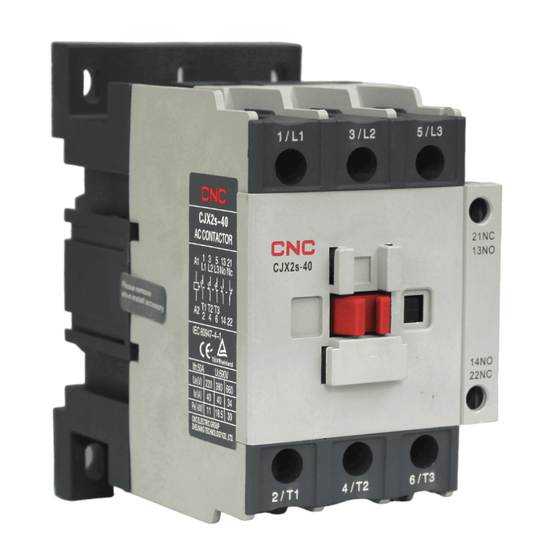 Contactor Trifasico CJX2s 40A Bobina 220V 1NO 1NC 1
