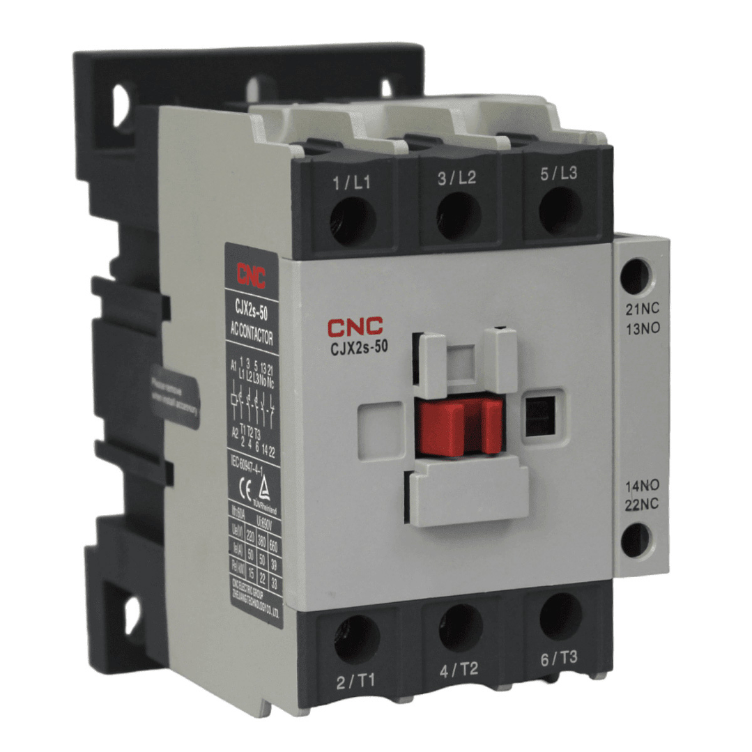 Contactor Trifasico CJX2s 50A Bobina 220V 1NO 1NC 1