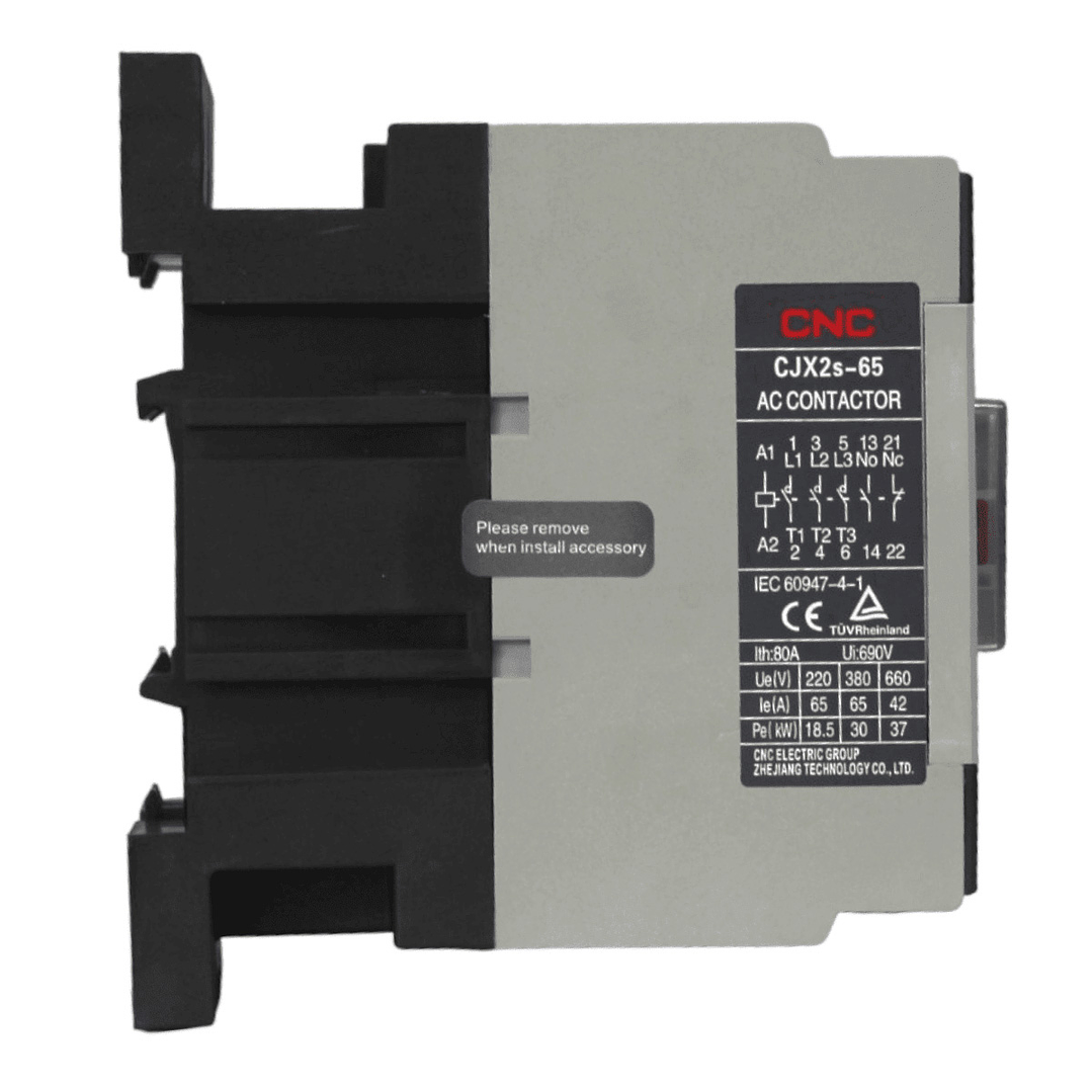 Contactor Trifasico CJX2s 65A Bobina 220V 1NO 1NC 2