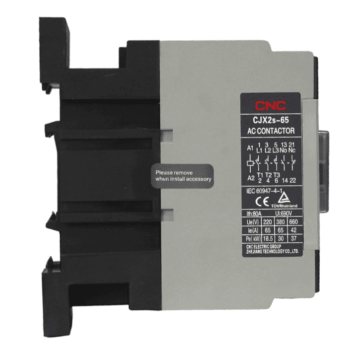 Contactor Trifasico CJX2s 65A Bobina 220V 1NO 1NC 2