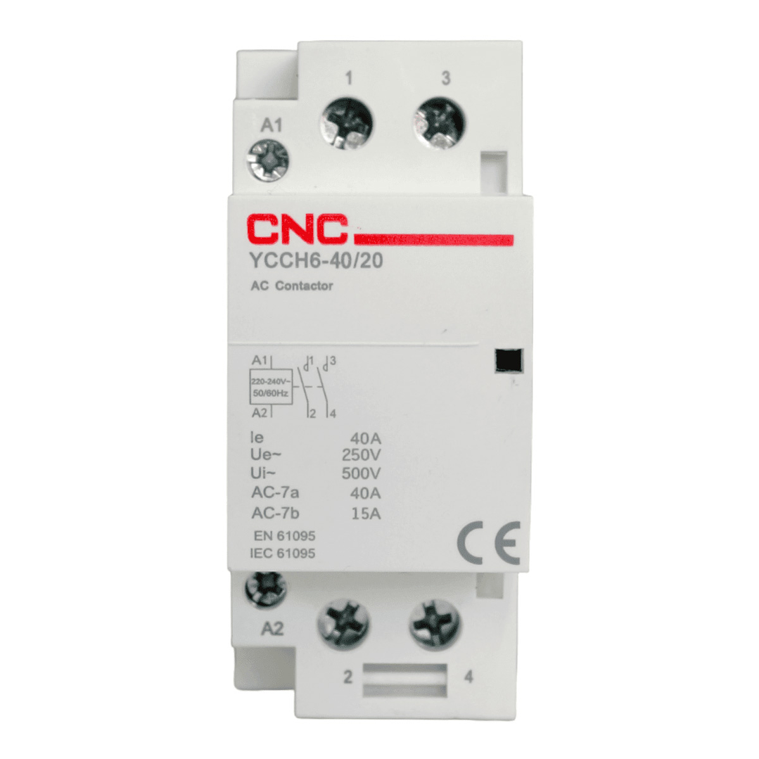 Contactor Modular 2P 40A Bobina 220V 2NO 1