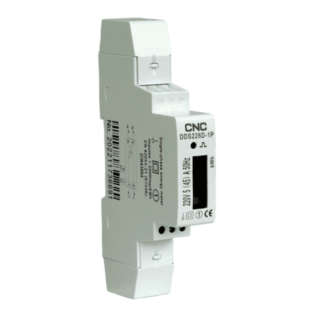 Remarcador de Energia Digital 45A 220V Riel Din CNC 1