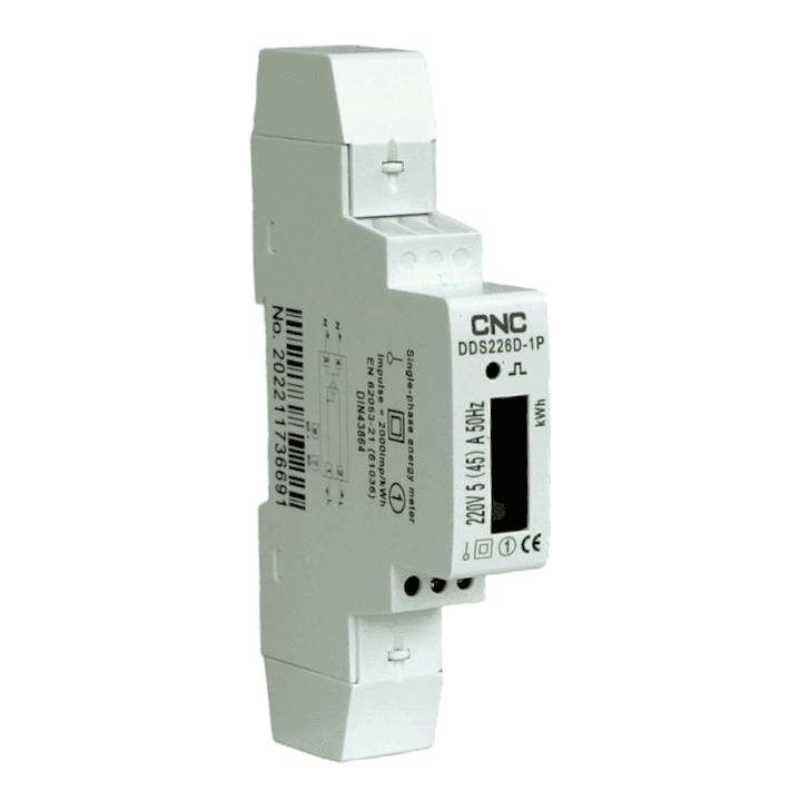 Remarcador de Energia Digital 45A 220V Riel Din CNC 1