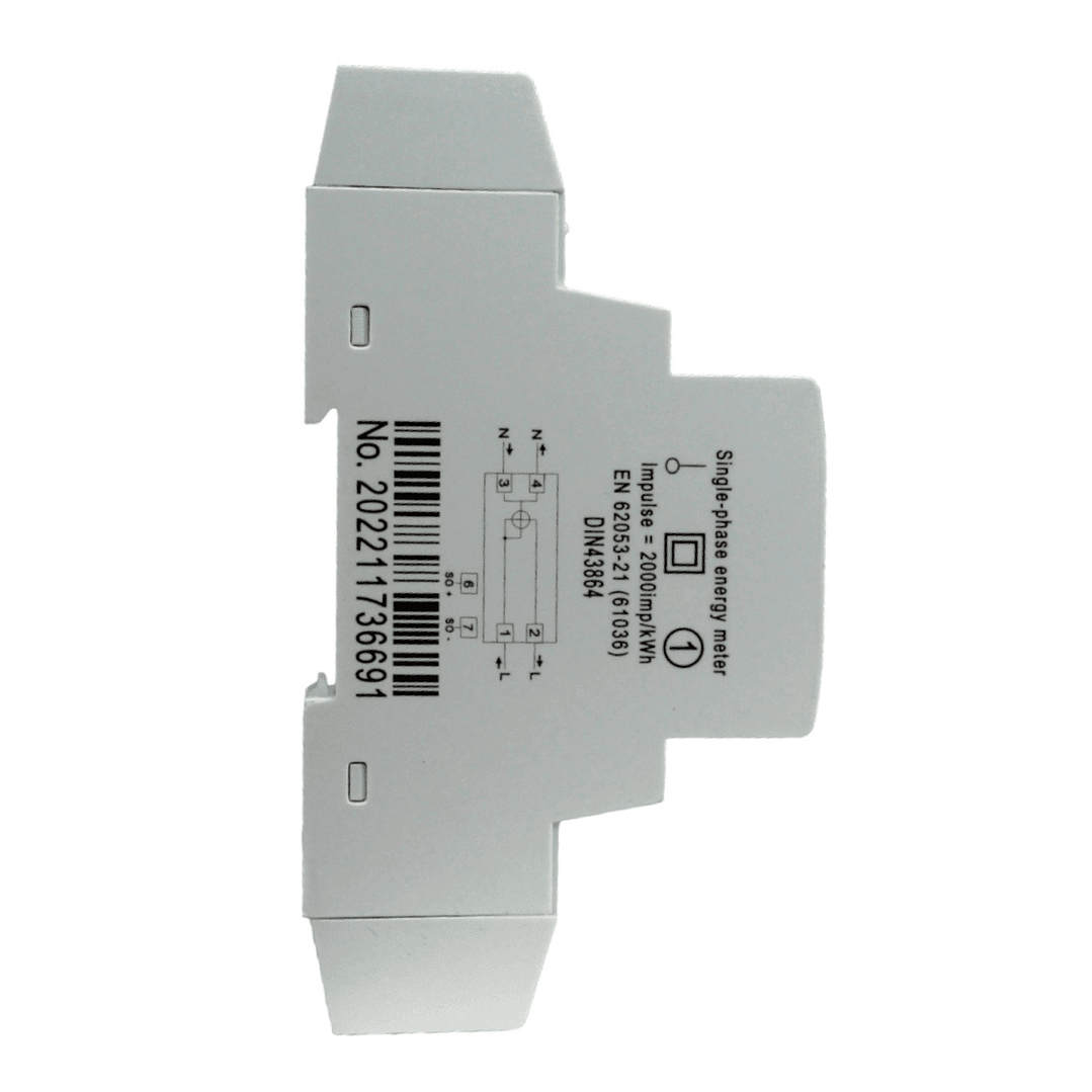 Remarcador de Energia Digital 45A 220V Riel Din CNC 2