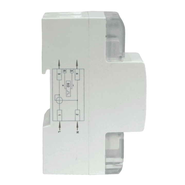 Remarcador de Energia Digital Monofasico 2P 65A 220V CNC 2