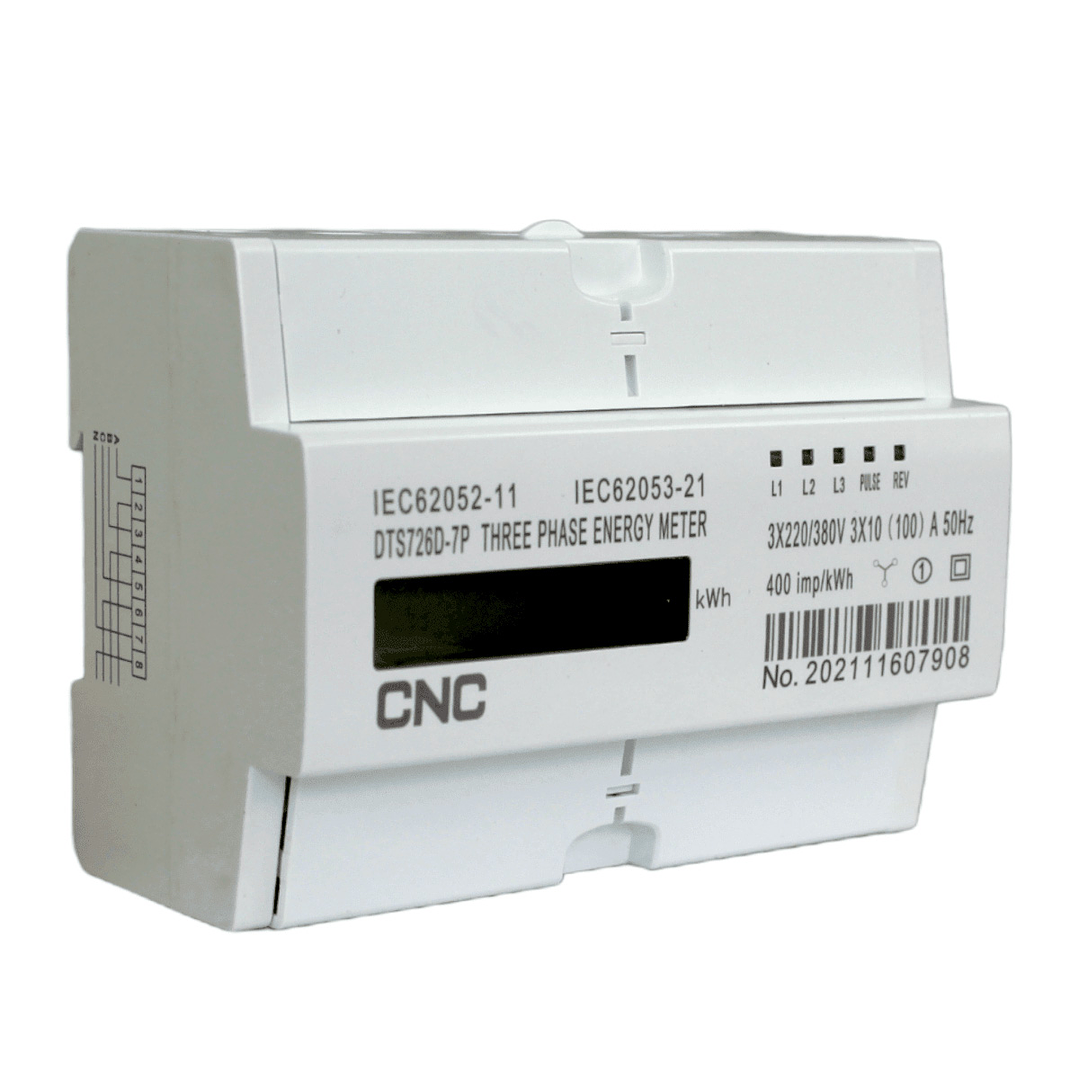 Remarcador de Energia Digital Trifásico 7P 100A 380V CNC 1
