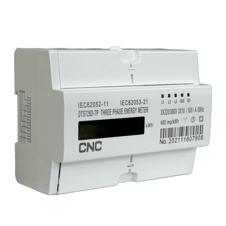 Remarcador de Energia Digital Trifásico 7P 100A 380V CNC 1