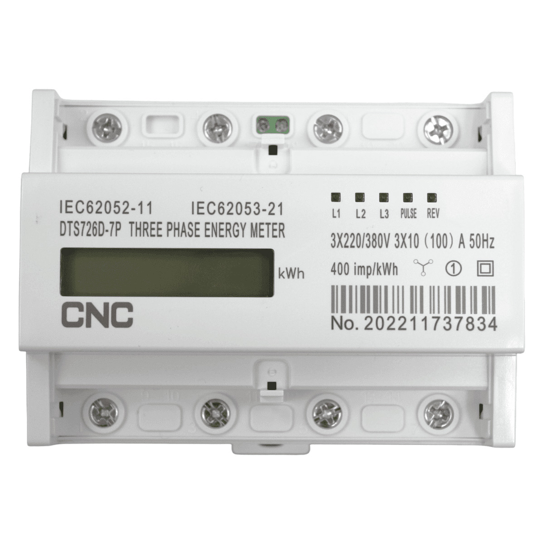 Remarcador de Energia Digital Trifásico 7P 100A 380V CNC 2