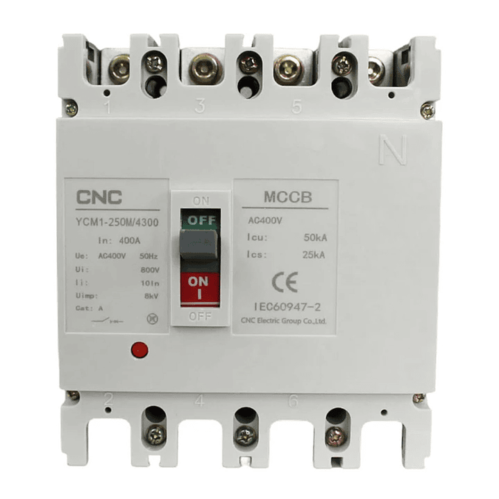 Interruptor Caja Moldeada 4P 400A 65kA CNC 1