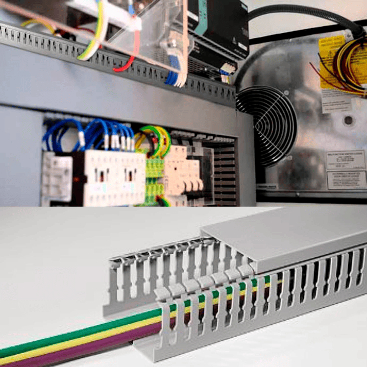 Canaleta Ranurada Libre de Halógeno 80x60mm 2 metros 2