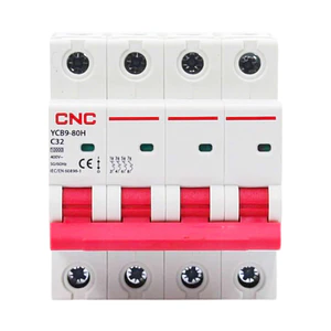 Interruptor Automático 4x32A Curva C 10kA CNC YCB9-63