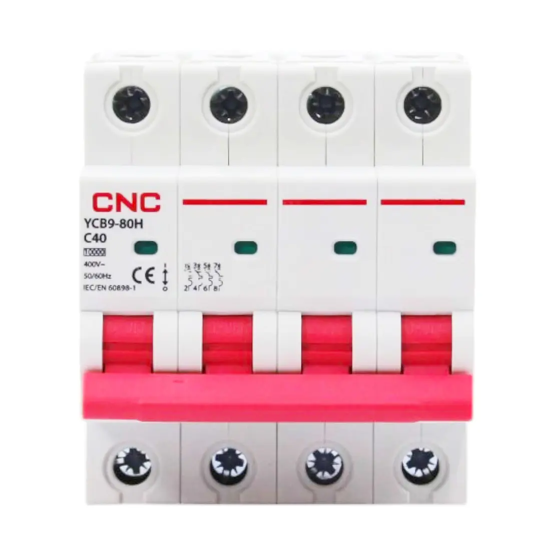 Interruptor Automático 4x40A Curva C 10kA CNC YCB9-63 1