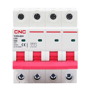 Interruptor Automático 4x50A Curva C 10kA CNC YCB9-63