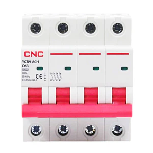Interruptor Automático 4x63A Curva C 10kA CNC YCB9-63