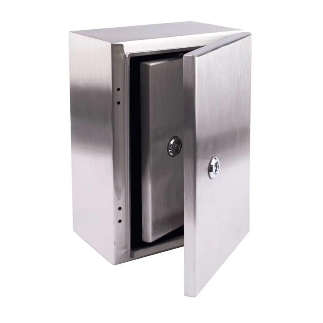 Gabinete Acero Inoxidable 800x600x300 2 Puertas IP66 1