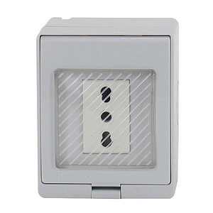 Hidrobox Sobrepuesto Enchufe Simple 10/16A 250V