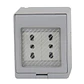 Hidrobox Sobrepuesto Enchufe Doble 10/16A 250V - Miniatura 1