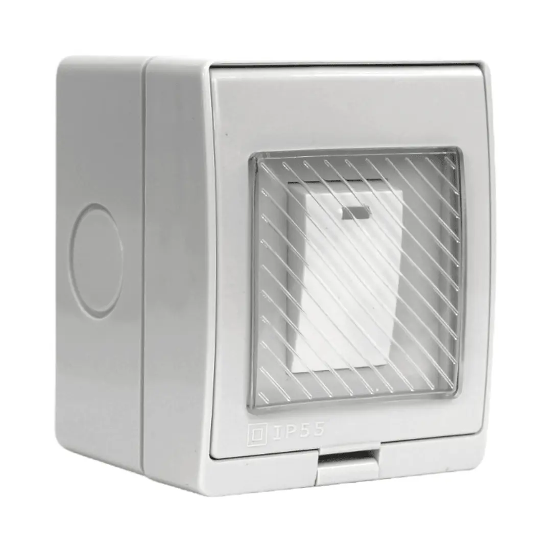 Hidrobox Sobrepuesto Interruptor Simple 9/12 250V 3