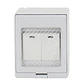 Hidrobox Sobrepuesto Interruptor Doble 9/15 250V - Miniatura 1