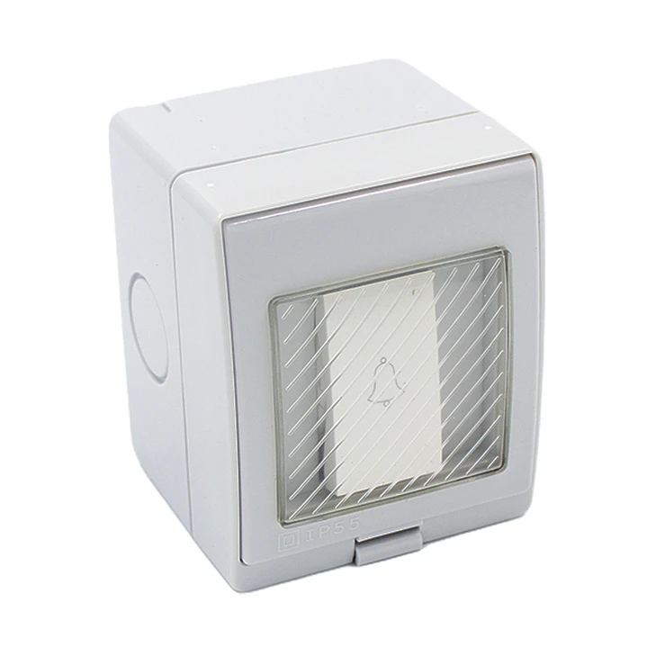 Hidrobox Sobrepuesto Pulsador de Timbre 250v 1