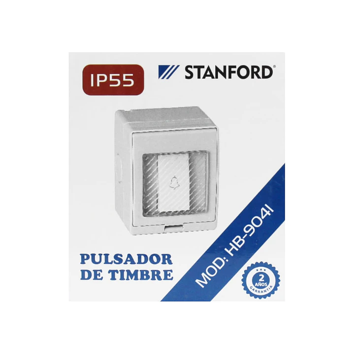 Hidrobox Sobrepuesto Pulsador de Timbre 250v 2