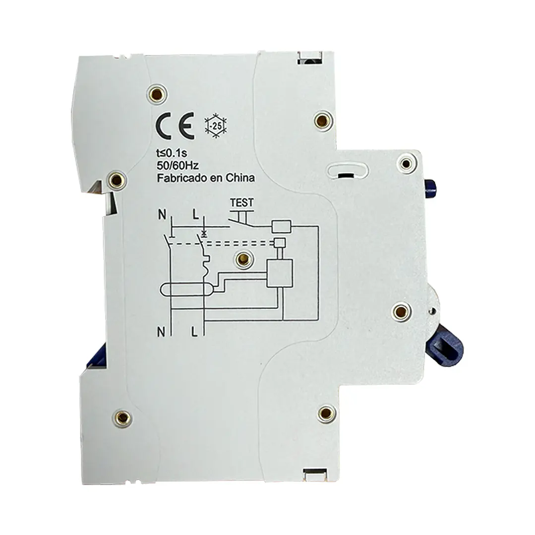 Automático Diferencial RCBO 1x16 Curva C 6kA 30mA Lexo 2