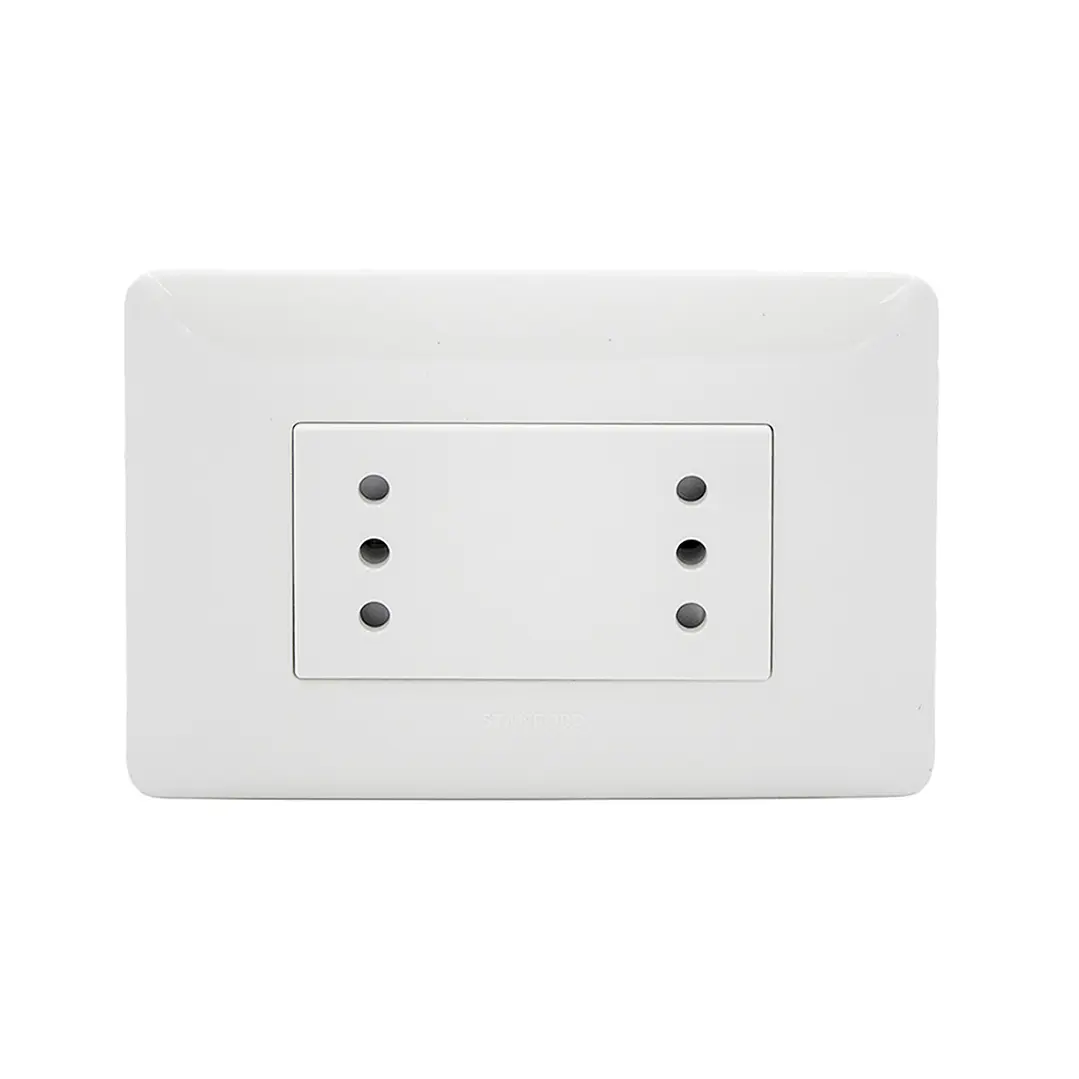 Enchufe Doble 10A 250V Puenteado Blanco Stanford 2927 1