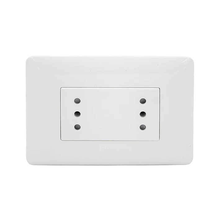 Enchufe Doble 10A 250V Puenteado Blanco Stanford 2927 1