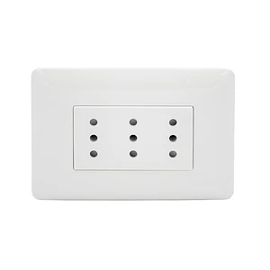Enchufe Triple 10A 250V Puenteado Blanco Stanford 2928