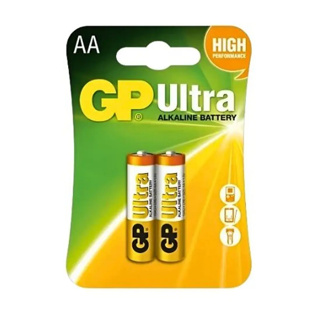 Pila AA Alcalina GP 2 Unidades 1.5V 1