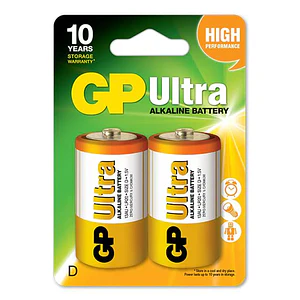 Pila D Ultra Alcalina GP 2 Unidades 1.5V