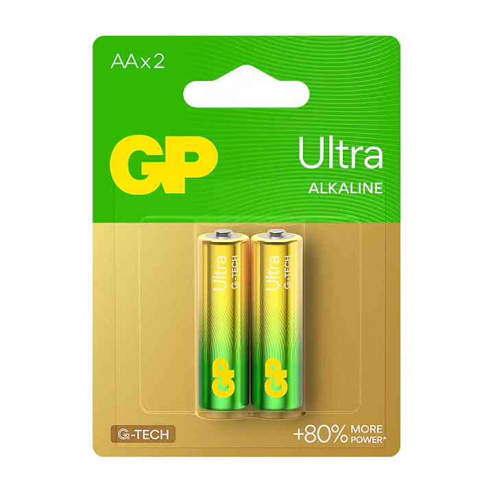Pila AA Ultra Alcalina GP 2 Unidades 1.5V 1