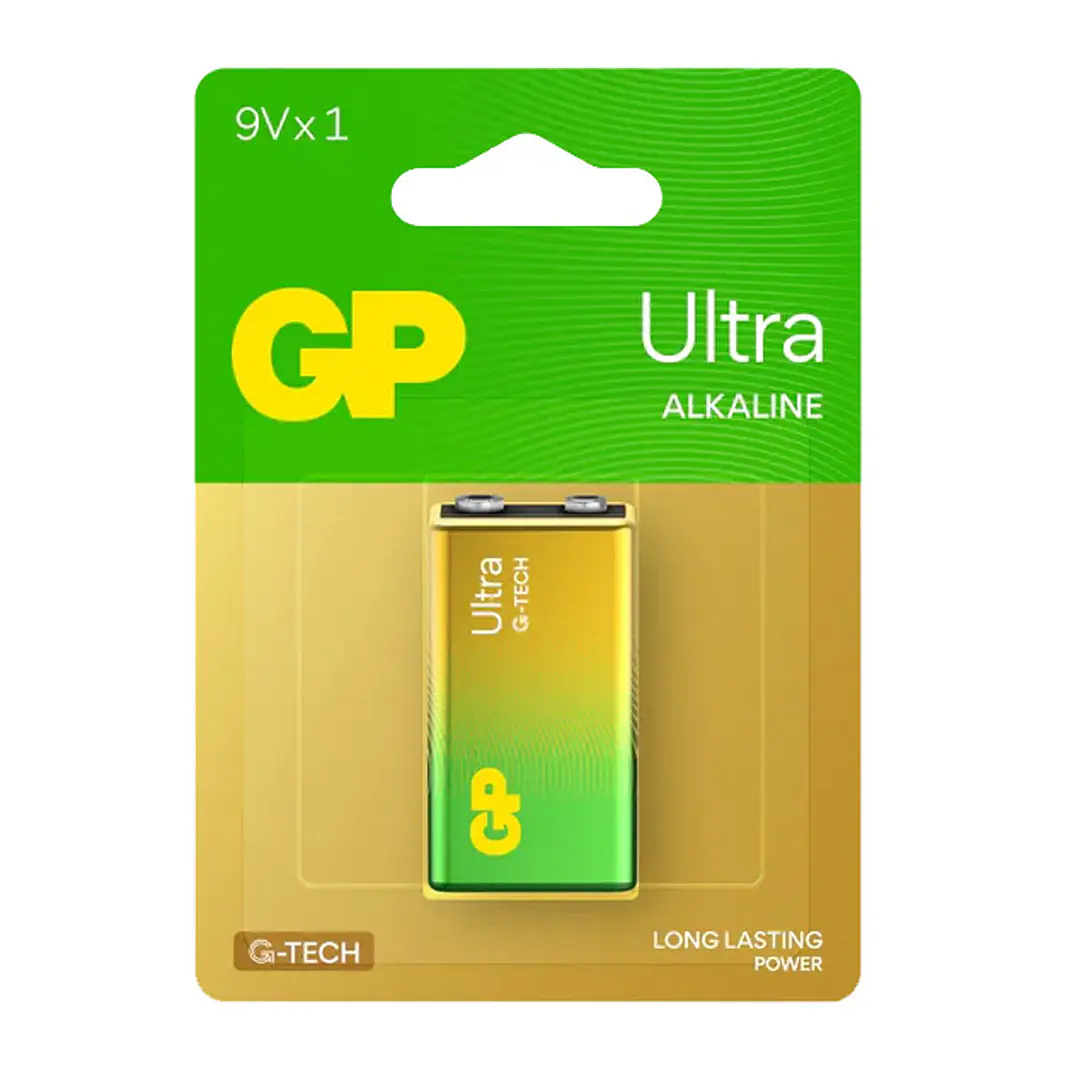 Pila 9V Ultra Alcalina GP 1 Unidad 1
