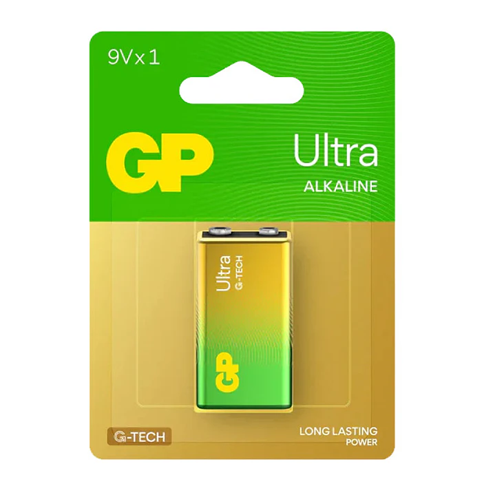 Pila 9V Ultra Alcalina GP 1 Unidad 1