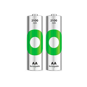 Pila AA Recargable GP 2 Unidades NiMH 2100 mAh