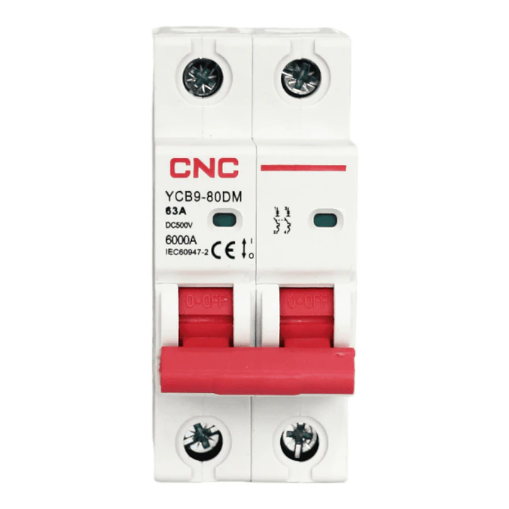 Interruptor Automático 2x63A DC 6kA CNC 1