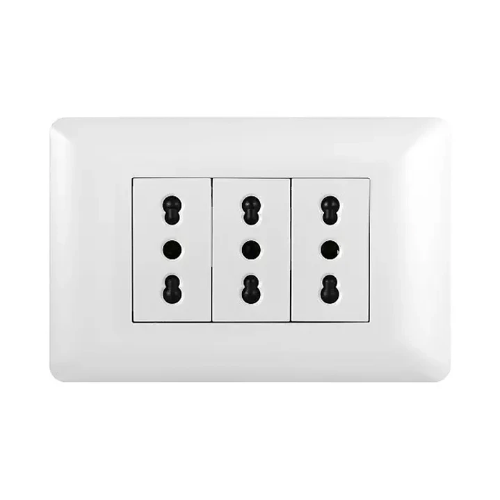 Enchufe Triple 10/16A 250V Blanco Stanford 2926 1