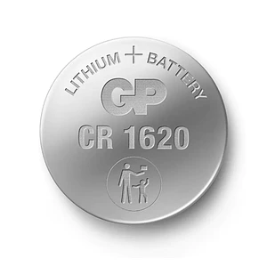 Pila Botón de Litio GP CR1620 3V 5 Unidades
