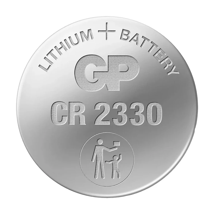 Pila Botón de Litio GP CR2330 3V 1 Unidad 2