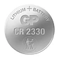 Pila Botón de Litio GP CR2330 3V 1 Unidad - Miniatura 2