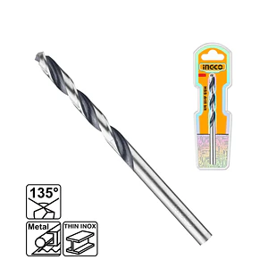 Broca para Metal HSS 8mm Ingco DBT1200804