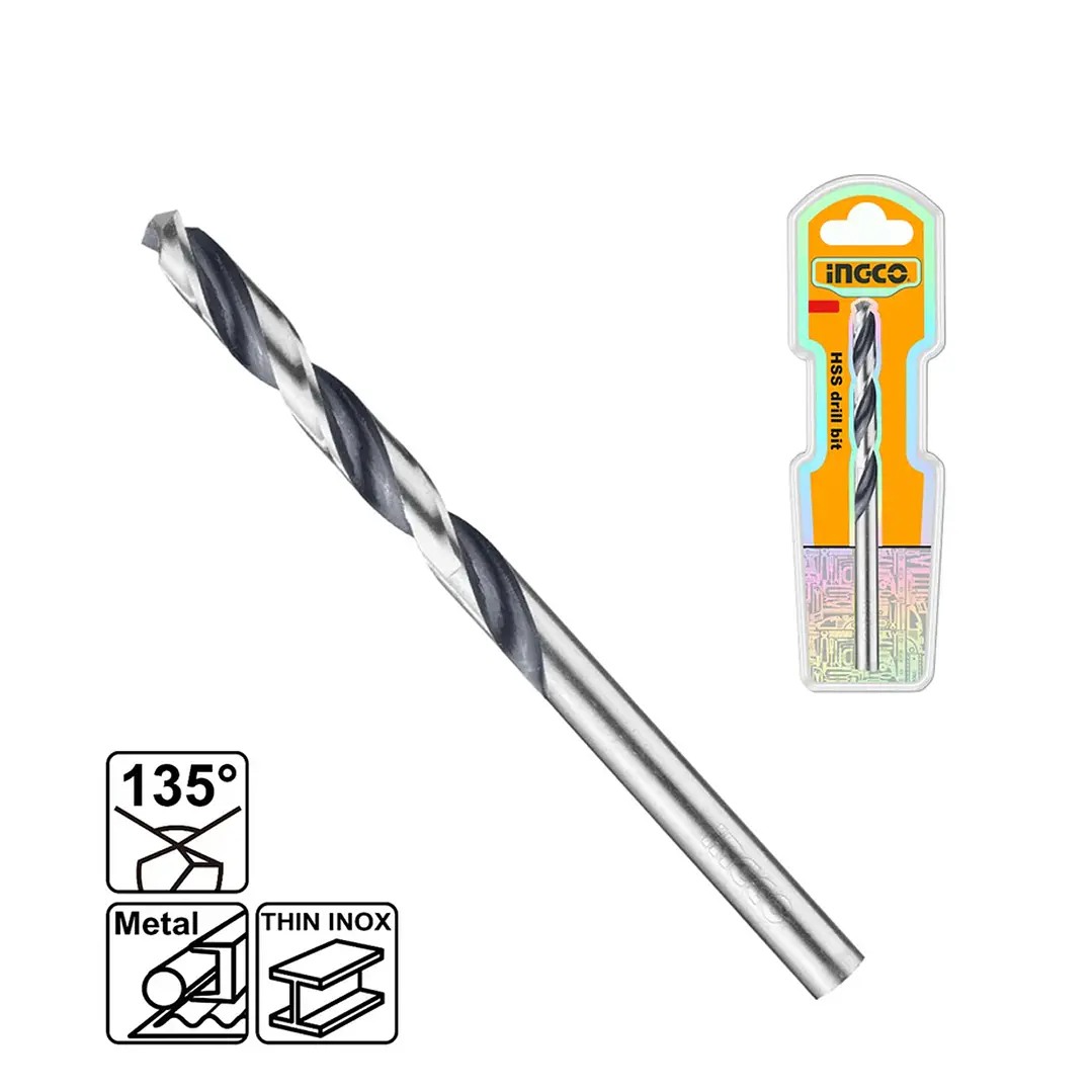 Broca para Metal HSS 8mm Ingco DBT1200804 1