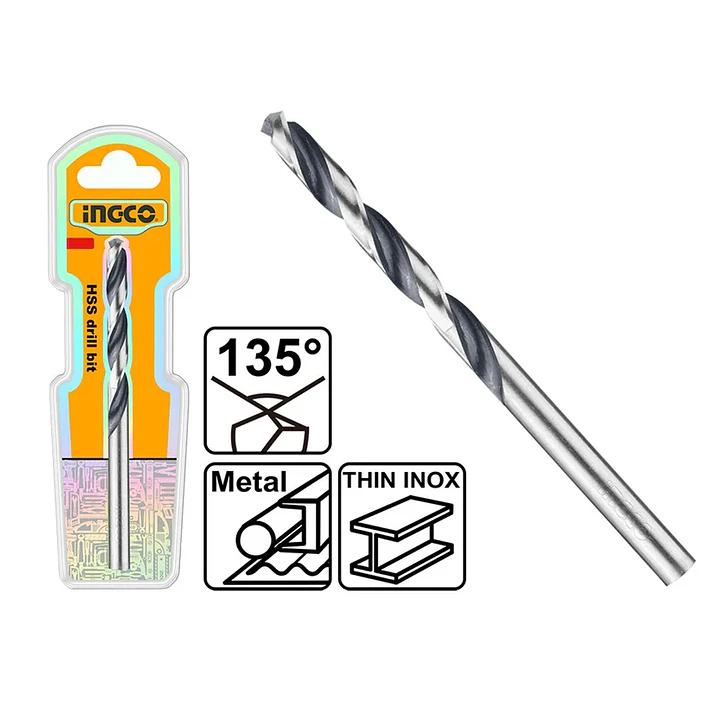 Broca para Metal HSS 6mm Ingco DBT1200604 1