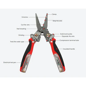 Pinza Alicate Comprobadora de Voltaje CNC YC-024B