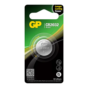 Pila Botón de Litio GP CR2032 3V 1 Unidad