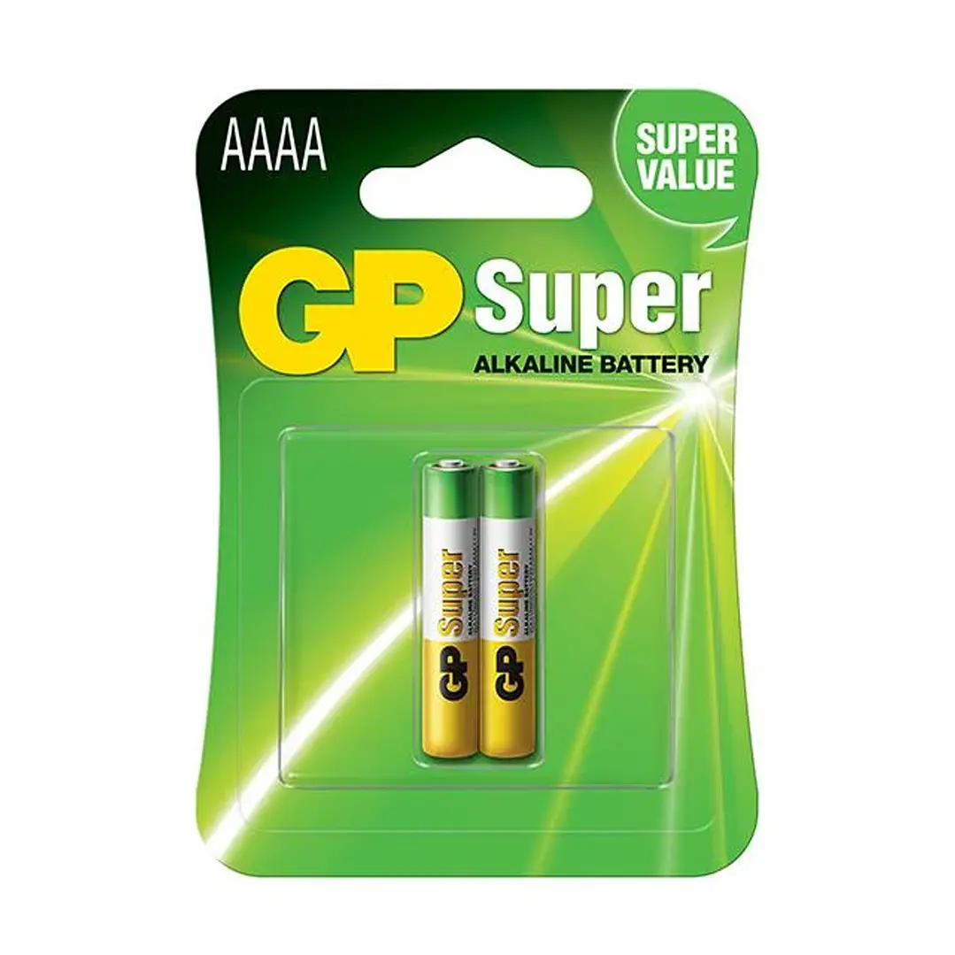 Pila AAAA Alcalina GP 2 Unidades 1,5V 1