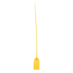 Sello Seguridad Plástico Amarillo 25cm Bolsa 100 Unidades