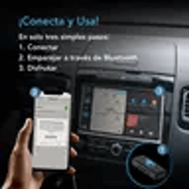 Adaptador Inalámbrico AutoSky CPAAC-1 para CarPlay y Android Auto 3